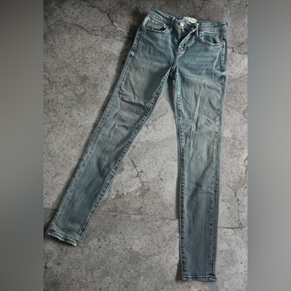 Dear John Skinny Jeans in Washed Blue-Grey